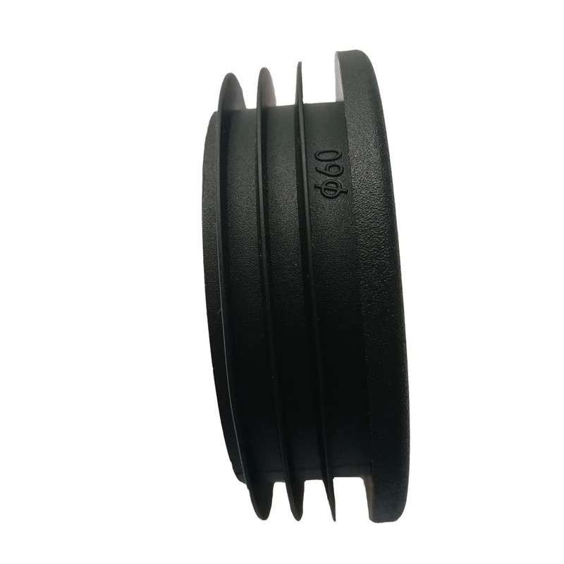 CaSuTong 2 3/8 Inch (60mm) Round Plastic Plugs, Tubing End