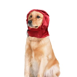 2 Pack Satin Dog Snood Ear Protection Wrap Cocker Spaniel Afghan Hound Snood for Keeping Fur Smooth and Shiny