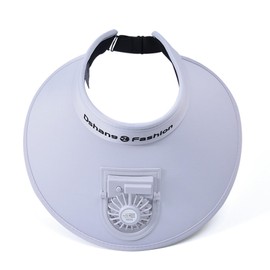 AIXXCUVQ Trendy Solar Fan Hat for Outdoor Activities and Sports Walking Solar Hat with Built in Fan Hat with Fan Built in Fan Cap, Light grey