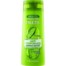 Garnier Fructis Soothing 2-in-1 Shampoo for Normal Hair Anti-Dandruff with Green Tea and Piroctone Olamine 250ml