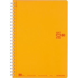 Kokuyo Notebook, Soft Ring, 80 Sheets, A5, Dot Ruled, SV338BT-YR