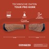 Contec Tour Pro Cork Handle Bar Pro Cork 135/92 mm