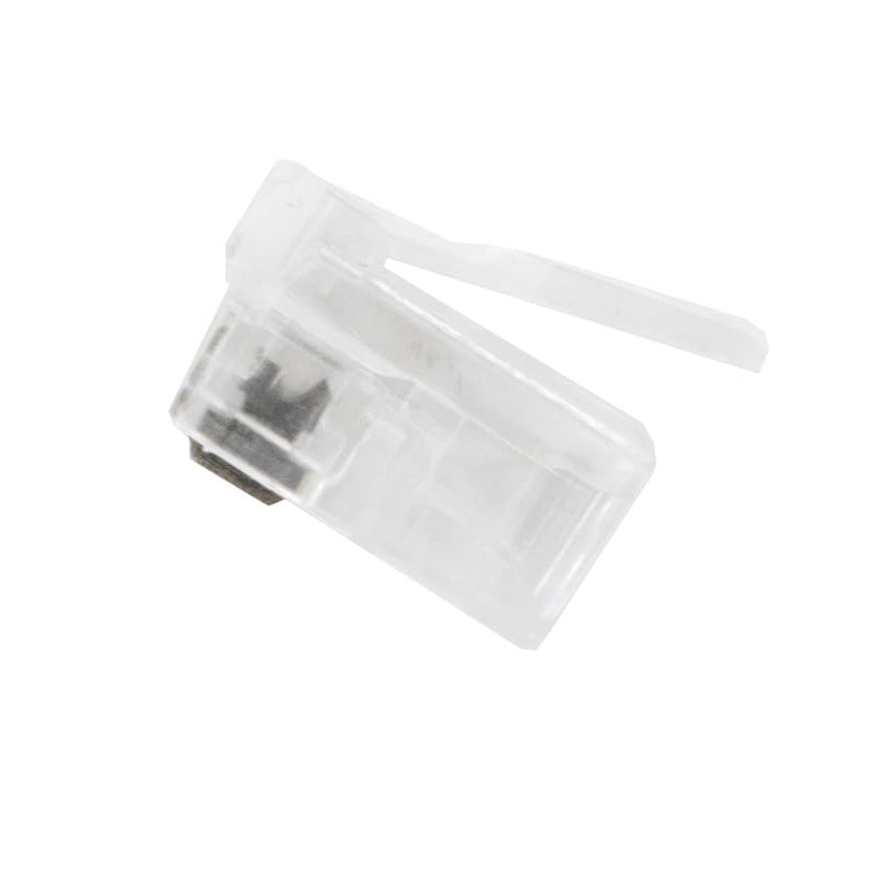 Modular Plug Connector, 50 Pieces, 6 Poles, 2 Core/4 Plug