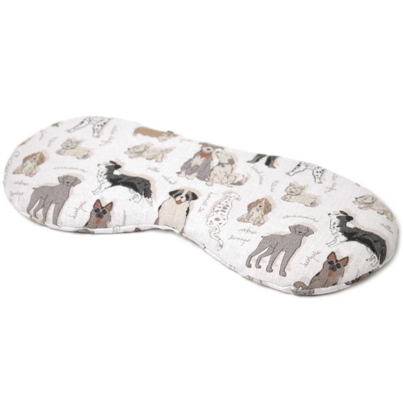 Bio-Bio Eye Pillow Eyebright & Linseed "Love Dogs" for Relaxation,