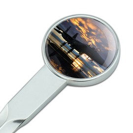 Graphics and More Aircraft Jet Fighter at Sunset Air Force Classic Metal Envelope Letter Opener