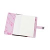 A5 Note Book PU Leather Cover Password Lock Notepad Diary