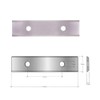 2.38"(60mm) Paint Scraper Carbide Blades Double-Edged Reversible Replacement Blade 2-3/8"(60X12X1.5mm)