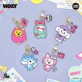 Solomon Shoji WDZY Acrylic Key Ring ACRYLIC KEYRING CHUNGEE WDZY-WAK-CE