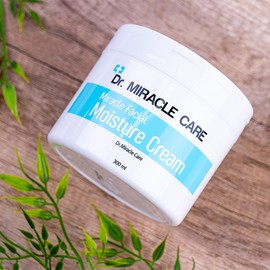 Large capacity Dr. Miracle home care facial moisture water glow cream 300ml, moisture, quick drying, high moisturizing / 대용량 닥터미라클 홈케어 페이셜 모이스춰 물광 크림 300ml, 수분, 속건조, 고보습