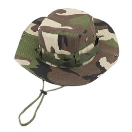 Awlsyj Mens Womens Sun Bucket Hat Wide Brim Fishing Hat Safari Hat Foldable Boonie Cap Outdoor UV Protection Beach Travel Fishing Hiking Hat (Camouflage Army Green)