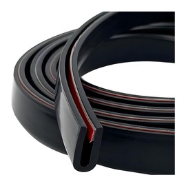 Adunsiaoto Car Protection Strip, U-Shaped Rubber Sealing Strip, U-Shaped Rubber Seal, Seals Trim Seal Door Edge Guards Anti Scratch, Car Door Protectors Edge Guards U Shape