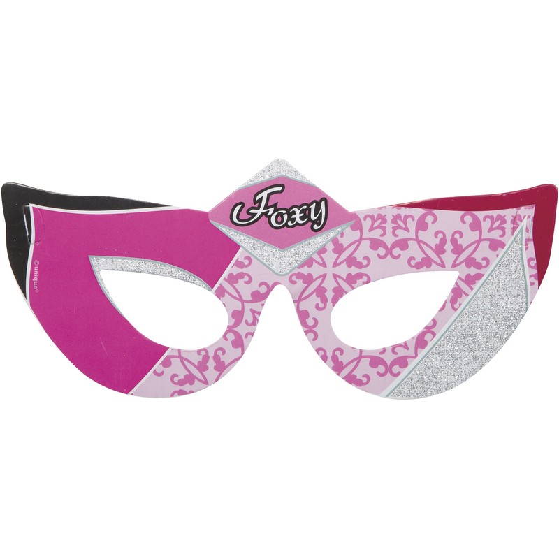 Unique Party 62162 - Hen Party Masks, Assorted Pack of