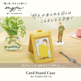 LIHIT LAB Myfa A3300-14 Trading Card Pass Case and Card Stand, Oshi-Katsu (Fan Culture), Fan Goods, Powder Blue