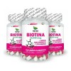 Biotina, 300 Cápsulas (3 Frascos 100 Cap C/u), Cabello, Piel