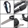 Carabiner Keyring Carabiner Hook Heavy Duty Mini Multitool Climbing Equipment