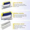 2-Piece Concrete Tool Set, Stainless Steel Concrete Sealer and Groover,