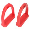1 Pair Horse Stirrups Rubber Pad Slip Resistance Professional Engineering