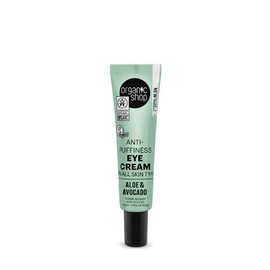 Natura Siberica Organic Shop Anti-Puffiness Eye Cream for All Types Avocado & Aloe, 30ml