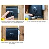EAI Rim Lock | Black 4 x 3 Press Lock
