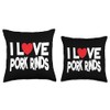 I Love Pork Rinds Throw Pillow