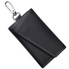 BARRANCA Men's Key Case, Genuine Leather, 6 Hooks, Carabiner, Card