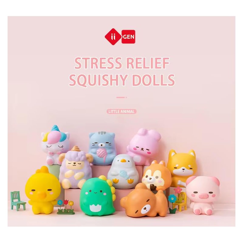 iiGEN Stress Relief PU Squishy Doll - Dinosaur