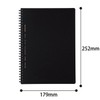 Kokuyo Soft Ring Notebook, Business, 70 Sheets, blk