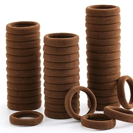 100PCS Hair Ties, Elastic Hair Bands, Girls Hair Accessories for Women, Seamless Hair Ties, Soft Ponytail Holders, Hair Scrunchies for Thick Thin Hair