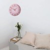 HZDHCLH Radio Clock Quiet, Wall Clock Diameter 9.8 inches (25