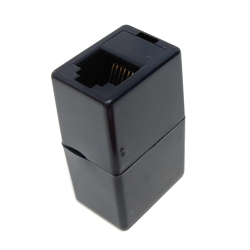 DRUT 1pcs RJ12 (RJ11) 6P6C 6 Pin Female Coupler Adapter