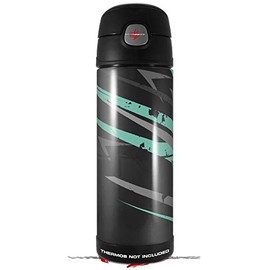 Skin Decal Wrap for Thermos Funtainer 16oz Bottle Baja 0014 Seafoam Green (BOTTLE NOT INCLUDED) by WraptorSkinz