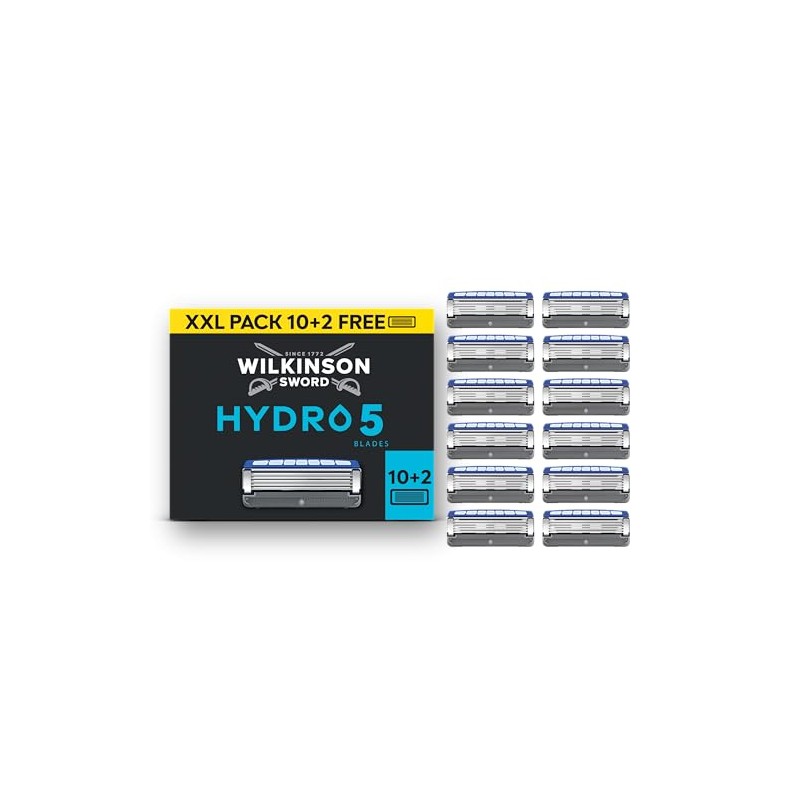 Wilkinson Sword Hydro 5 Razors Blade for Men, Men's Shaver