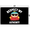 Respect MY Authority Flag, 3x5 Ft Funny Flags for College