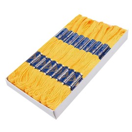 24 Docks of Embroidery Thread Each Approx. 8 m / 100% Cotton Embroidery Floss Various Colours 1162 Yellow