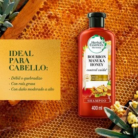 Herbal Essences Shampoo Bío:Renew Bourbon Manuka Honey 400 ml