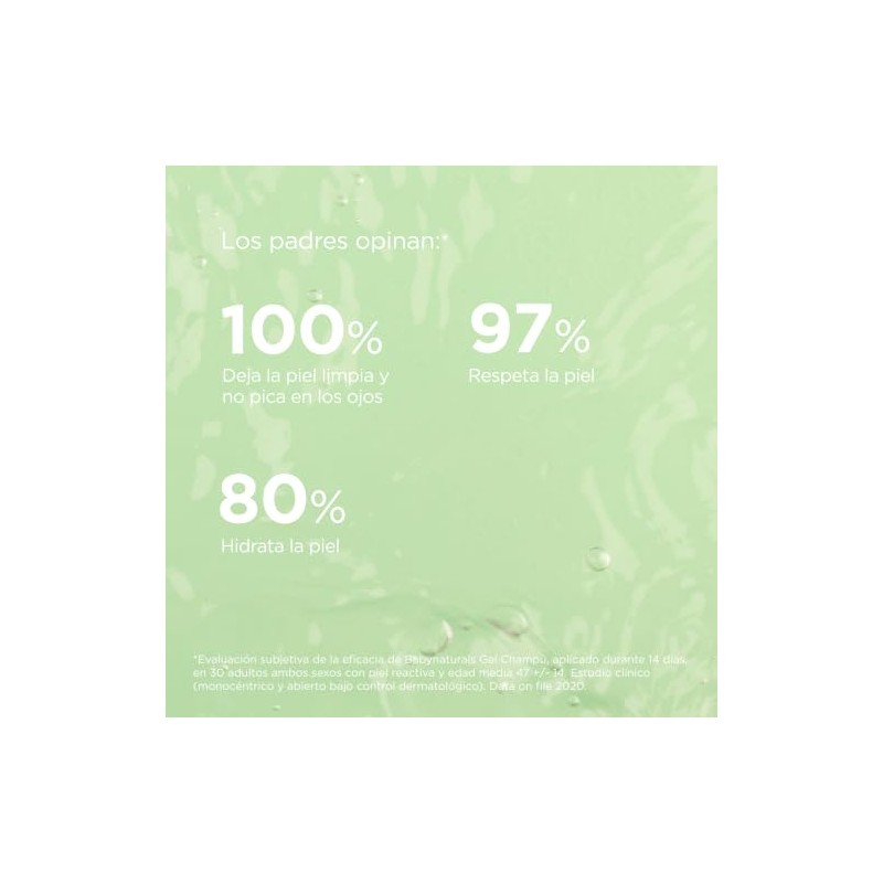 ISDIN Baby Naturals Shampoo para Bebé, con un 93% de