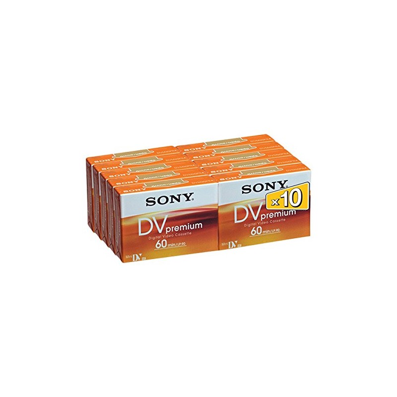 Sony 10 Pack 60 min DVM Premium