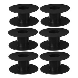 iplusmile 6Pcs 69mm Plastic Spool Empty Extention Electric Cord Storage Wheel for Ribbon Beading String Wire Bobbin Cord Ropes