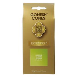 ga-nessyu (Gonesh) ekusutoraritti Incense Cones Jasmine (Pack) (Incense)