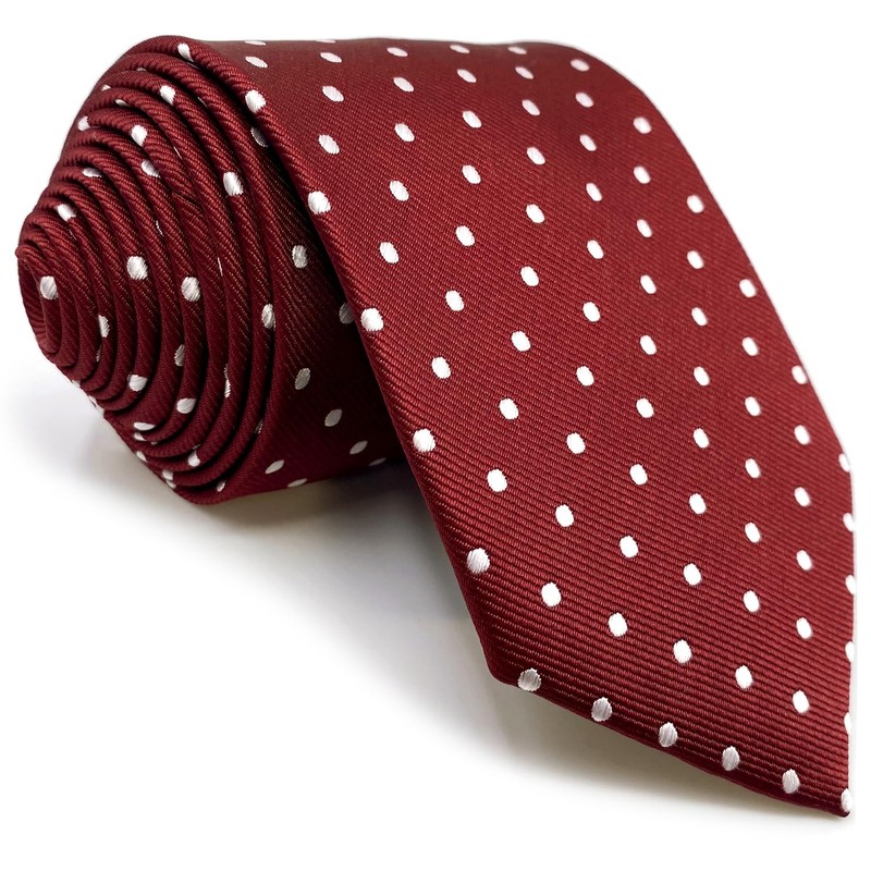 'Shlax & Wing Red Dots Maroon Wedding Multi Coloured Men's