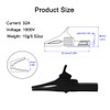 TopHomer 5 Colors Optional Alligator Clips Crocodile Clamps with Insulating