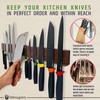 Premium 24 Inch (Large Size) Dark Walnut Wood Magnetic Knife