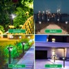 Litake Solar Lights for Outdoors, Pack of 2 Solar Garden