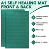 CLOYAN Large Cutting Mat 24"x36", 1 Pack Double-Sided 5-Ply Self