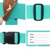 Luggage Straps Suitcase Belt Strap Green -2 Pack