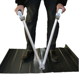 GELANZIWA Heavy Duty Hand Seamers, 2 in 1 Sheet Metal Bender,Metal Bending Pliers for Bending and Seaming Metal Edge (475)