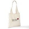 CafePress Grape Minds Think Alive Wine Tote Bag Natural Canvas