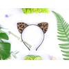 Bonnie Z. Leonardo Jaguar Ears Headband Cat Ears Headband Furry