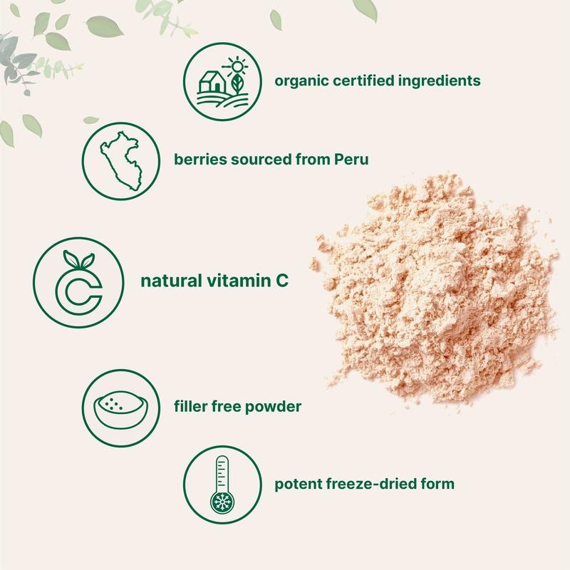 Micro Ingredients Organic Camu Camu Powder 12 Ounce