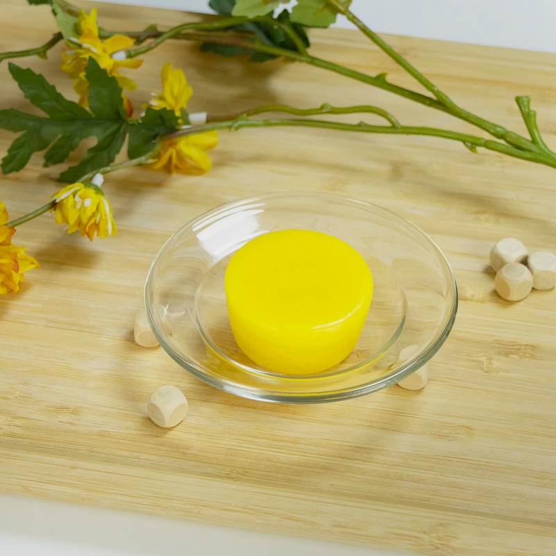 EQUSUPRO 4" Replacement Glass Round Dish Bowl for Oil Wax